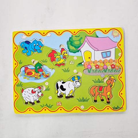 Wooden Matching Puzzle - Farm House - EKT3113