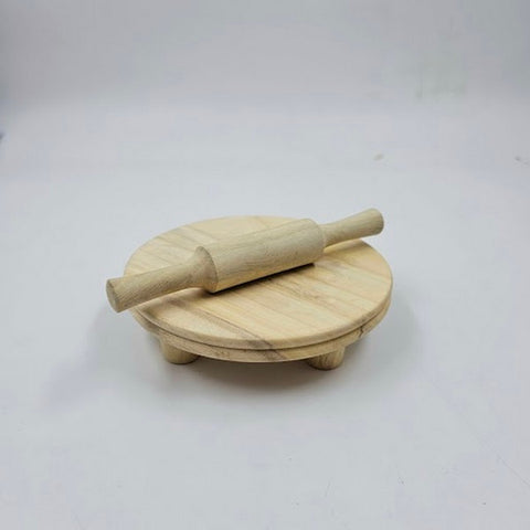 Extrokids Wooden Roti Maker For Kids - EKT3122