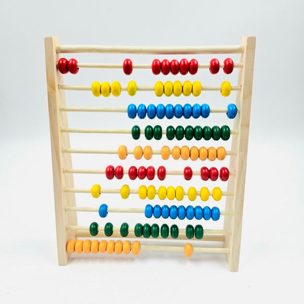 Wooden Abacus for Kids - Educational Math Toy for Toddlers & Preschoolers