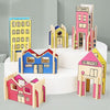 Wooden Colorful  Construction Game - EKT3132