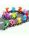 Wooden Number Magnetic Train - EKT3140