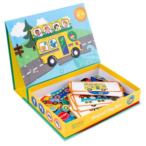 Extrokids Wooden Magnetic Play Box  - EKT3161