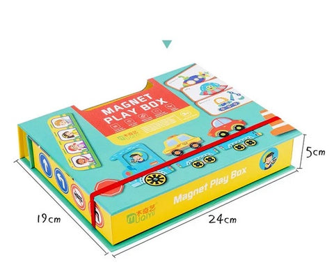 Extrokids Wooden Magnetic Play Box  - EKT3161