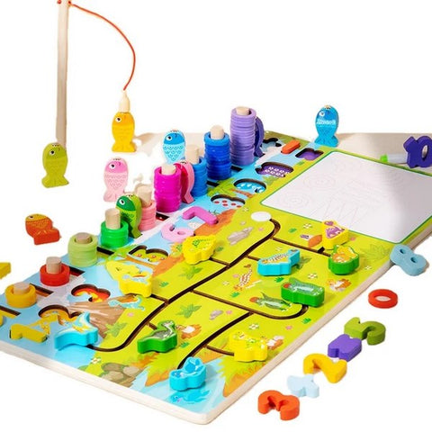 Wooden Dino Log Board - EKT3167