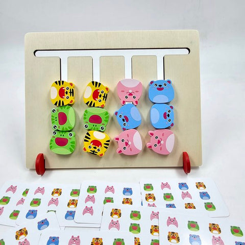 Wooden Intelligence Four Color Game 1 Pc Random Design Will Be Shipped - EKT3171