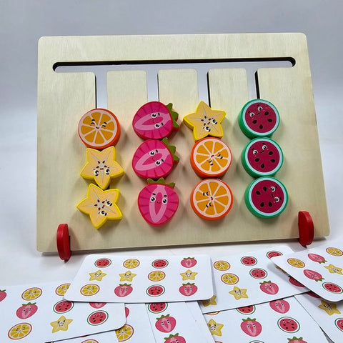 Wooden Intelligence Four Color Game 1 Pc Random Design Will Be Shipped - EKT3171