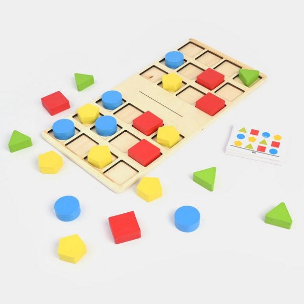 Wooden Shape Four Color Battle - EKT3173