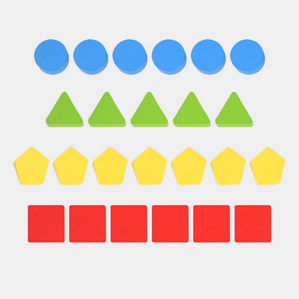 Wooden Shape Four Color Battle - EKT3173