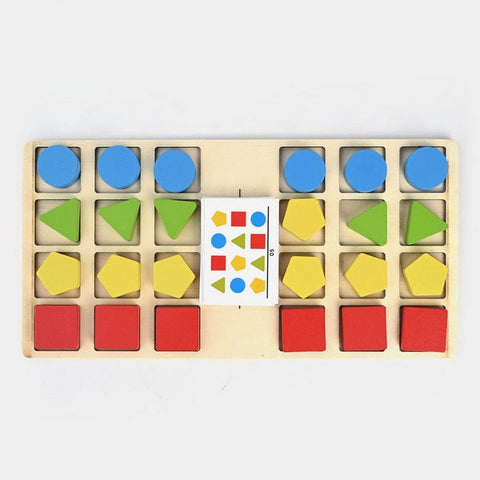 Wooden Shape Four Color Battle - EKT3173