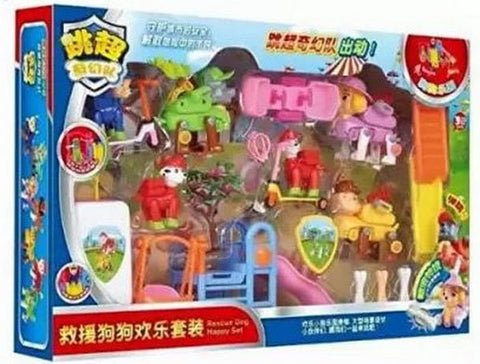 Extrokids Pretend Play Action Rescue Paw Patrol Amusement Park Toy - EKR0043