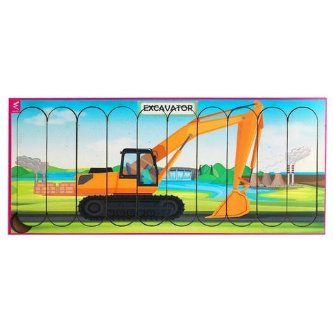 Extrokids Wooden Strip Puzzle  Excavator - EKW0004E