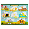 Extrokids Domestic Animals Learning Peg Board Puzzle 12*9 inch  -  EKW0019