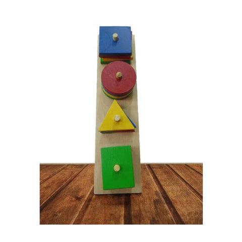 Extrokids Wooden Shape and Colour Sorter - EKW0029