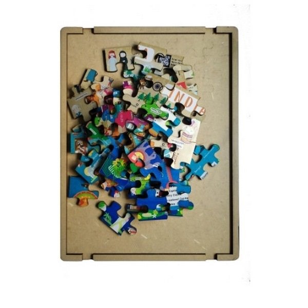 Extrokids Wooden India Map Jigsaw Puzzle – 12 , 18 inch - EKW0043