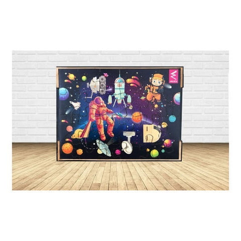 Extrokids Wooden Jigsaw puzzle -12*9 inch- Space theme - EKW0061A