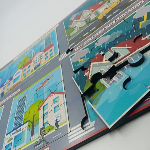 Extrokids emergency services Learning Jigsaw Puzzle-EKW0073