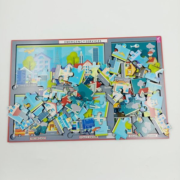 Extrokids emergency services Learning Jigsaw Puzzle-EKW0073