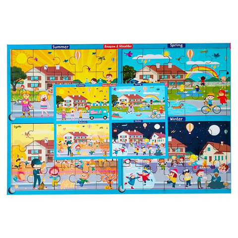 Extrokids Season & weather Learning Jigsaw Puzzle-EKW0075