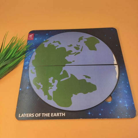 Extrokids the Layer of the Earth board Puzzle-EKW0077