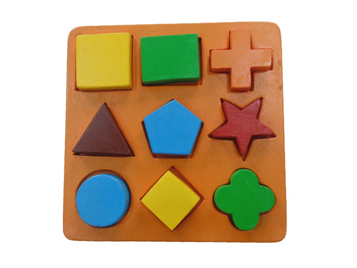 Wooden Size and Shape Sorter Educational toy - EKW0085