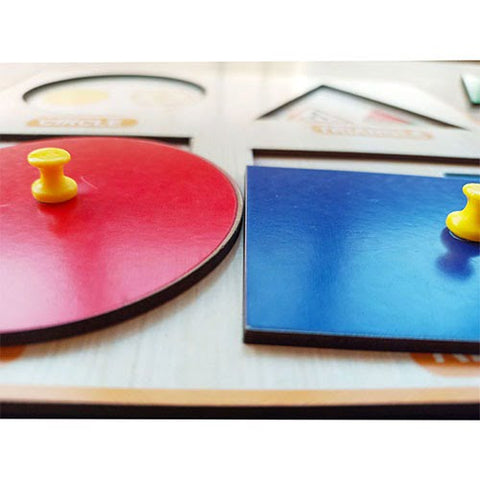 Shapes Peg Board with Inner side - EKW0101