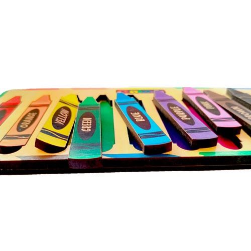Colour and Crayons matching Puzzle - EKW0118