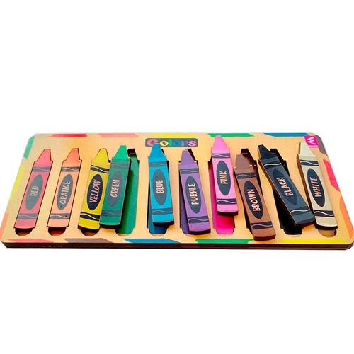 Colour and Crayons matching Puzzle - EKW0118