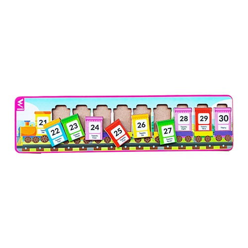 Train Sequencing Puzzle 31-50 Number Set of 3 - EKW0154