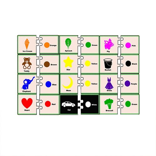 Colour Matching Puzzle-Easy Level - EKW0155