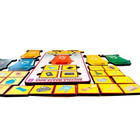 Recycle Bin and garbage matching puzzle - EKW0167