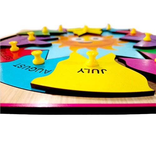 Months Peg board puzzle - EKW0171