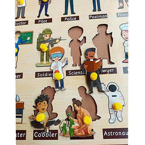Occupation Learning Peg board Puzzle - EKW0173