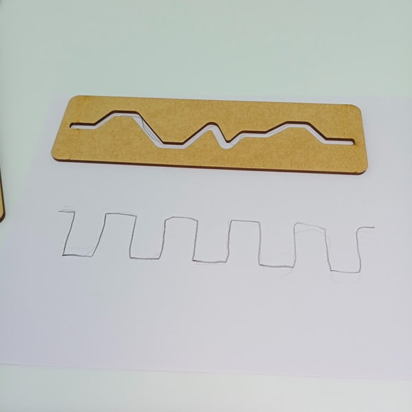 Wooden Cognitive Tracing Board Pattern 1 - EKW0181
