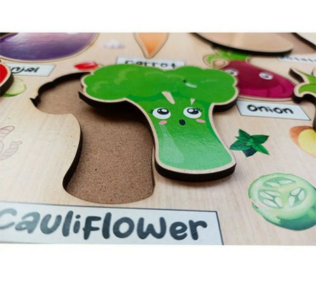 Extrokids matching vegetable-puzzle - EKW0185