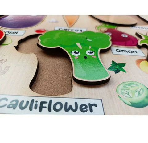 Extrokids matching vegetable-puzzle - EKW0185