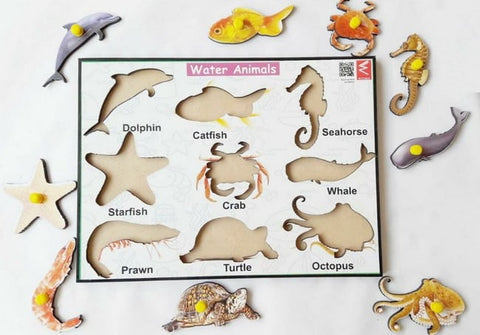 Extrokids sea animal learning- puzzle board - EKW0188