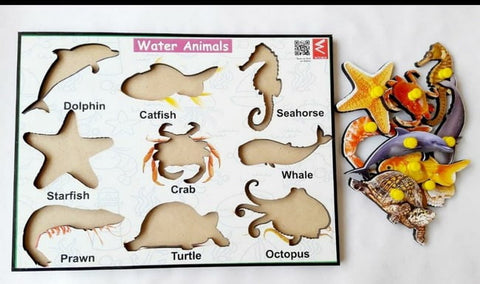 Extrokids sea animal learning- puzzle board - EKW0188