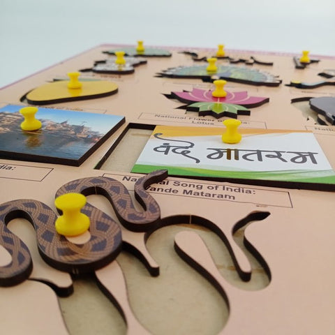 Extrokids naional symbol-puzzle game - EKW0191