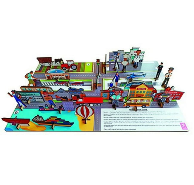 Extrokids city escape activity board game - EKW0194