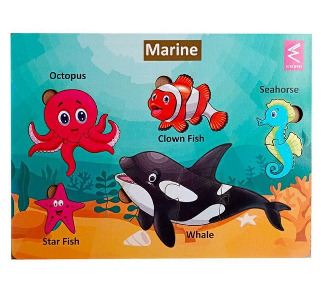 Extrokids habitat puzzle set of 6 9*6 inches - EKW0197