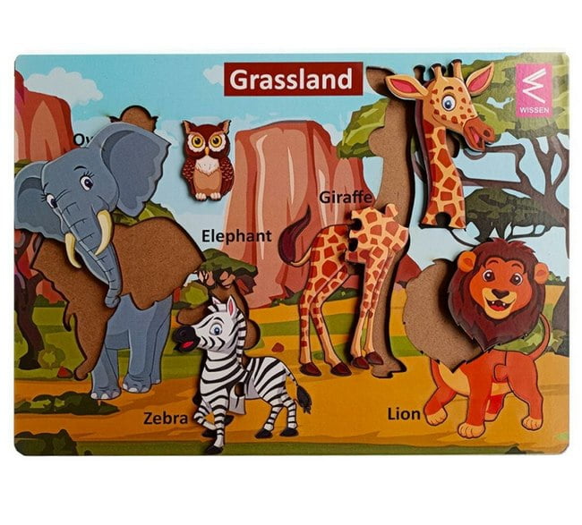 Extrokids habitat puzzle set of 6 9*6 inches - EKW0197