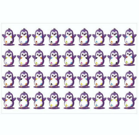 Extrokids penguin colour fraction match game - EKW0199