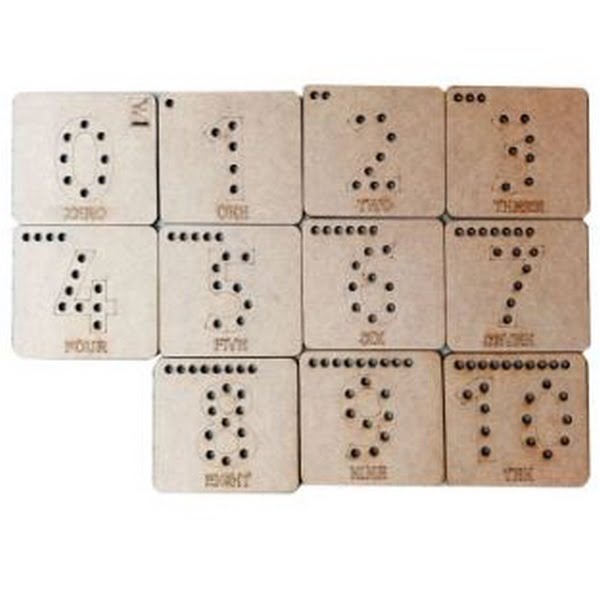 Numbers 1-10 Lacing - EKW0205