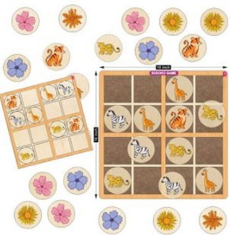 SUDOKU GAME ANIMALS AND FLOWERS - EKW0222