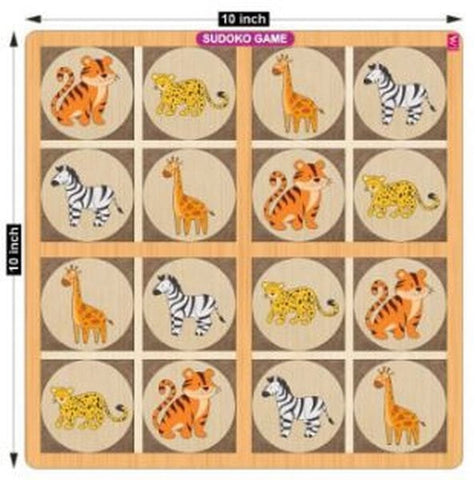 SUDOKU GAME ANIMALS AND FLOWERS - EKW0222