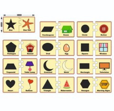 Shape and Object Matching Puzzle - EKW0223