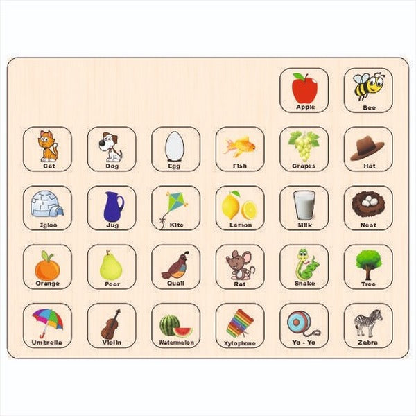 Alphabet matching board - EKW0247