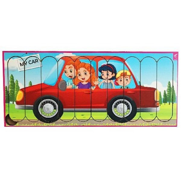 wooden 6 in 1 Strip puzzle - EKW0248