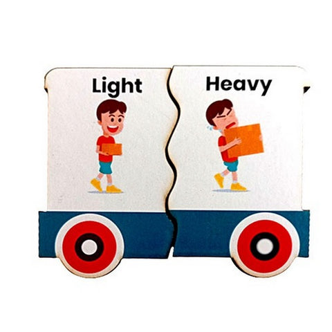 Train opposite boat puzzle - EKW0251