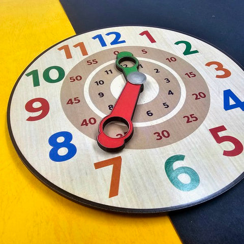 Extrokids Wooden Clock  - EKW0262